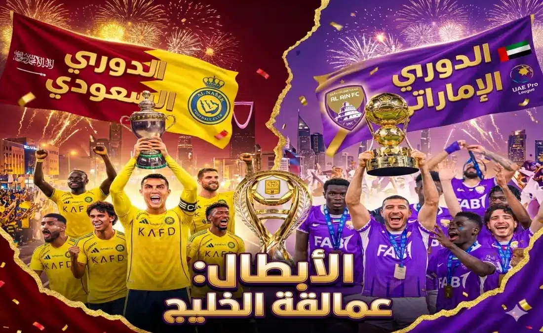 النصر والعين يتوجان ببطولتي الخليج 2026