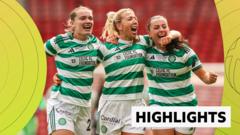 Watch as Celtic beat Rangers in Women’s Scottish Cup final
